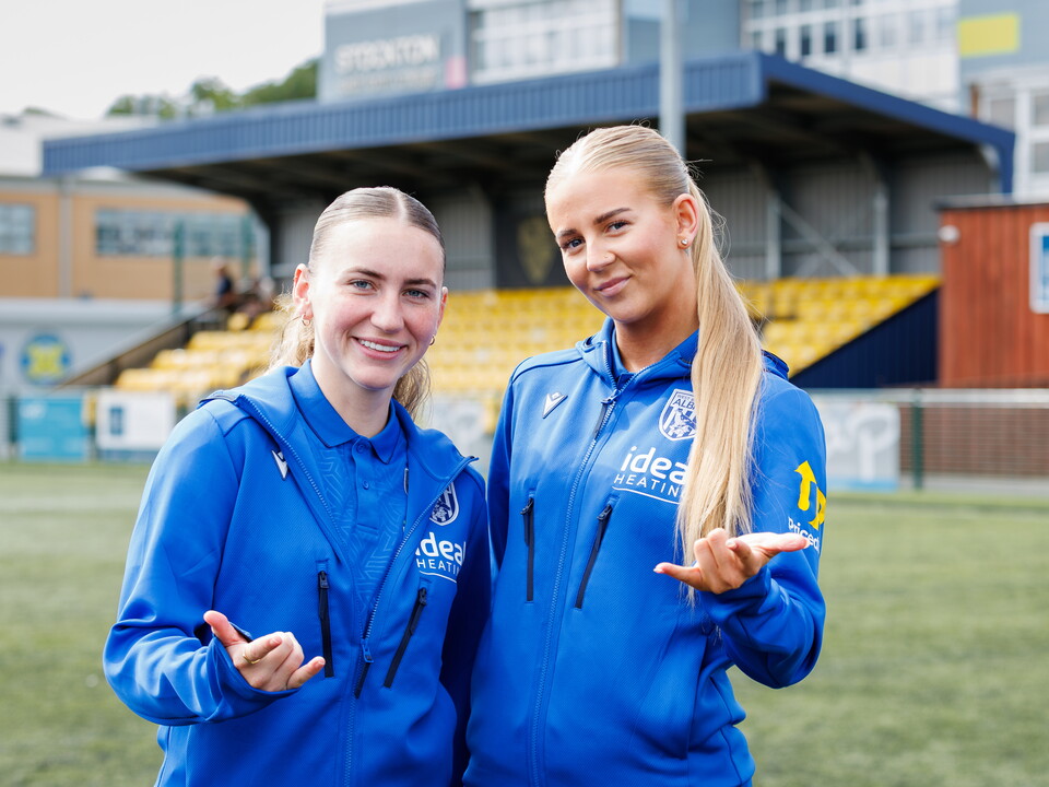 Monique Robinson and Rhianne Oakley.