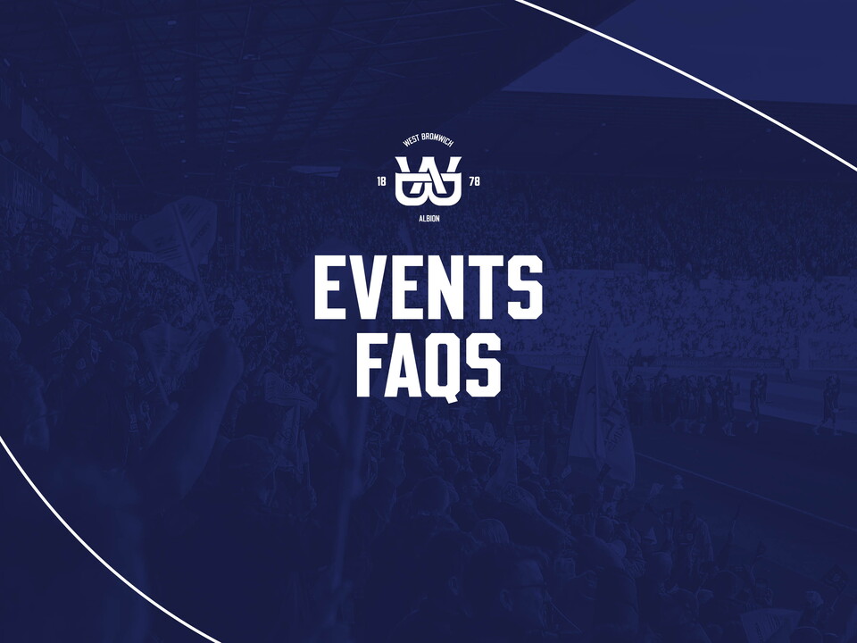 Event FAQ's