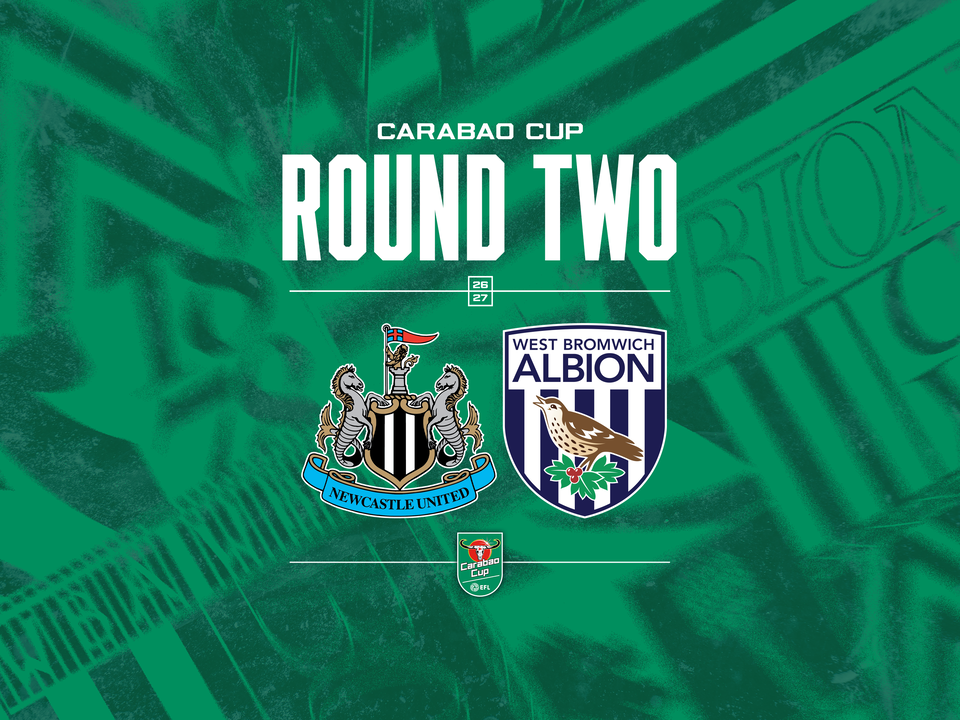 Newcastle United v Albion graphic.