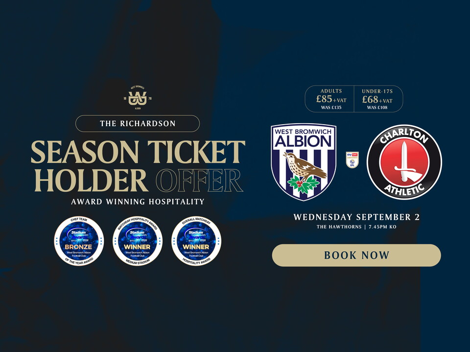 Season Ticket Hospitality Offer