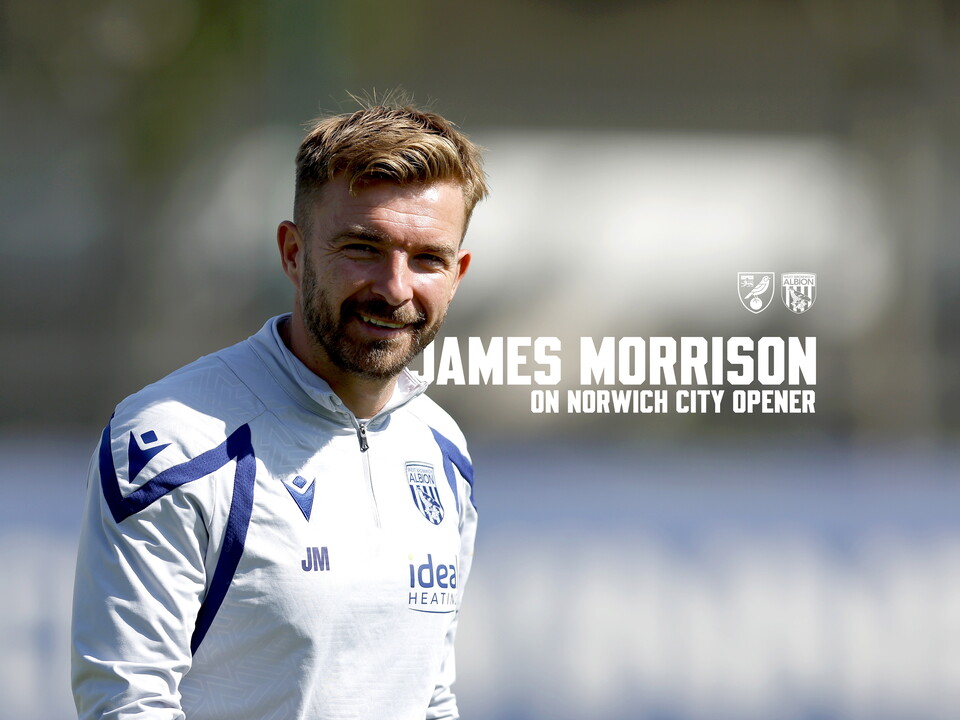 James Morrison smiling during a training session