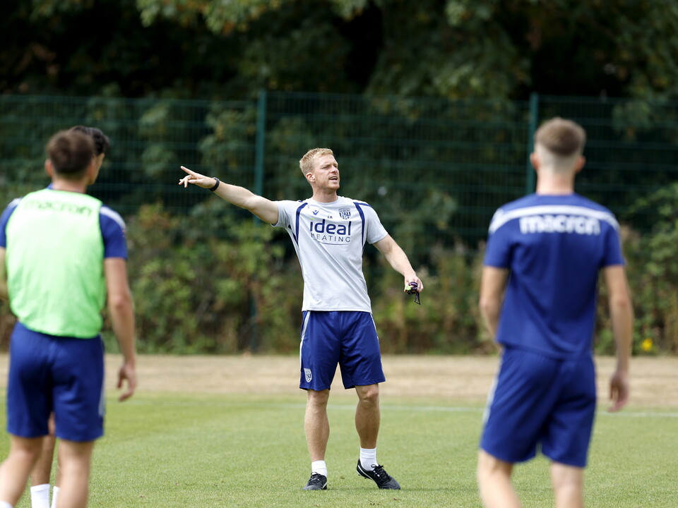 A photo of Albion Pl2 boss Leigh Downing in training