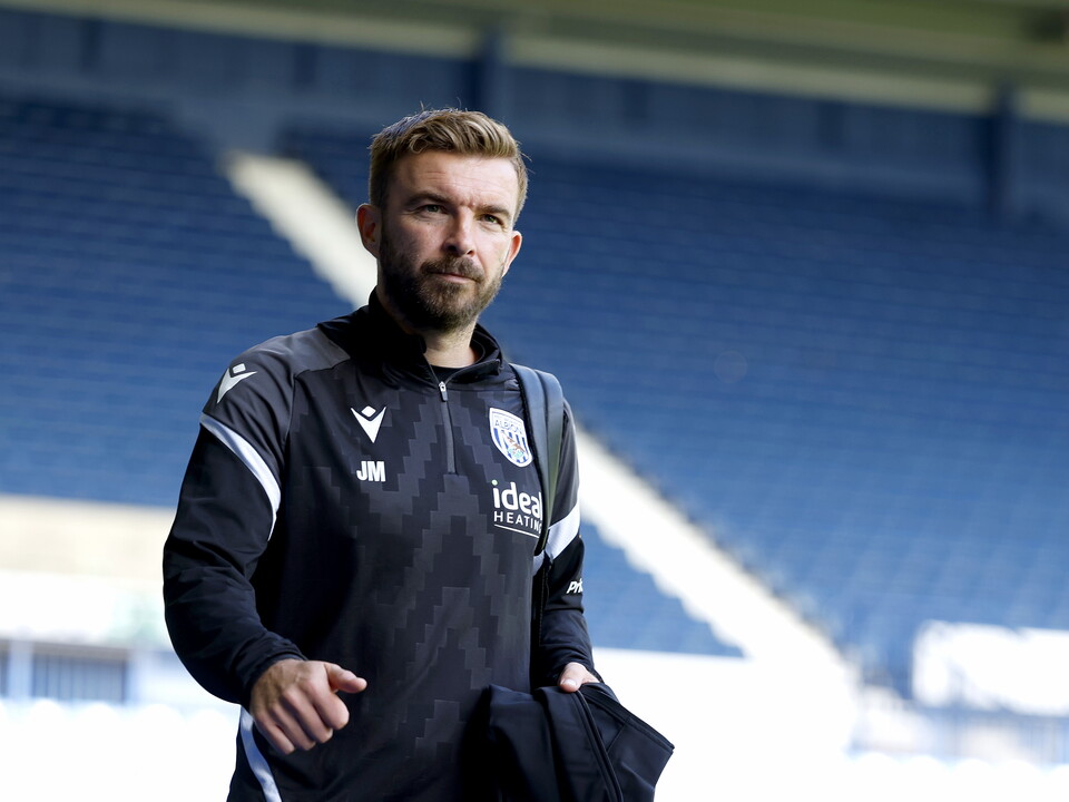 James Morrison arrives at The Hawthorns ahead of Watford