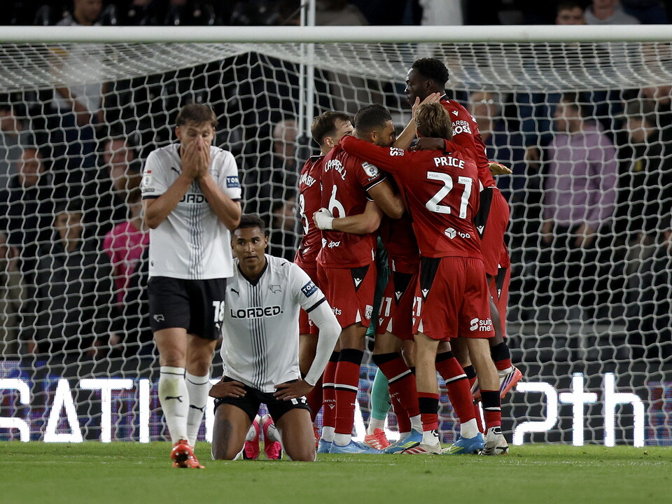 Albion celebrate at full-time