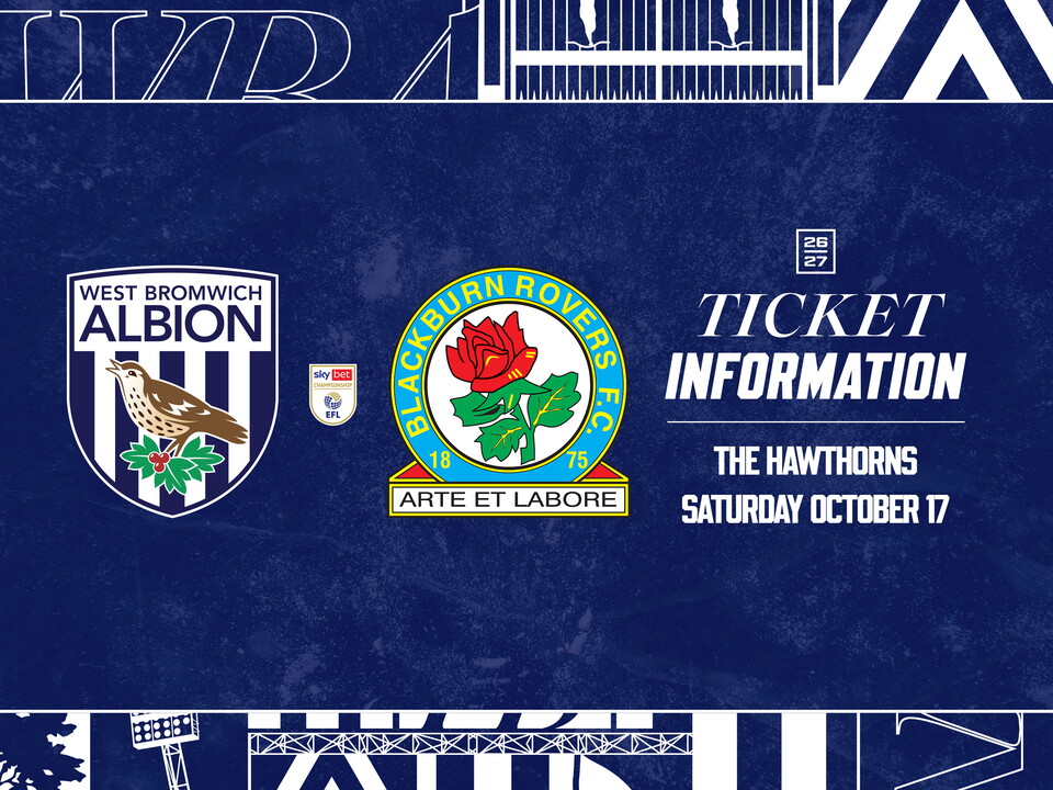 A ticket graphic for Blackburn