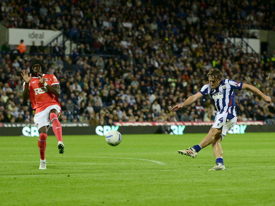 An image of Callum Styles scoring against Charlton