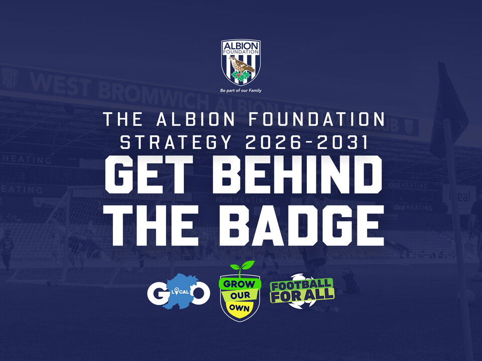 Blue background this Get Behind the Badge and Foundation logos.