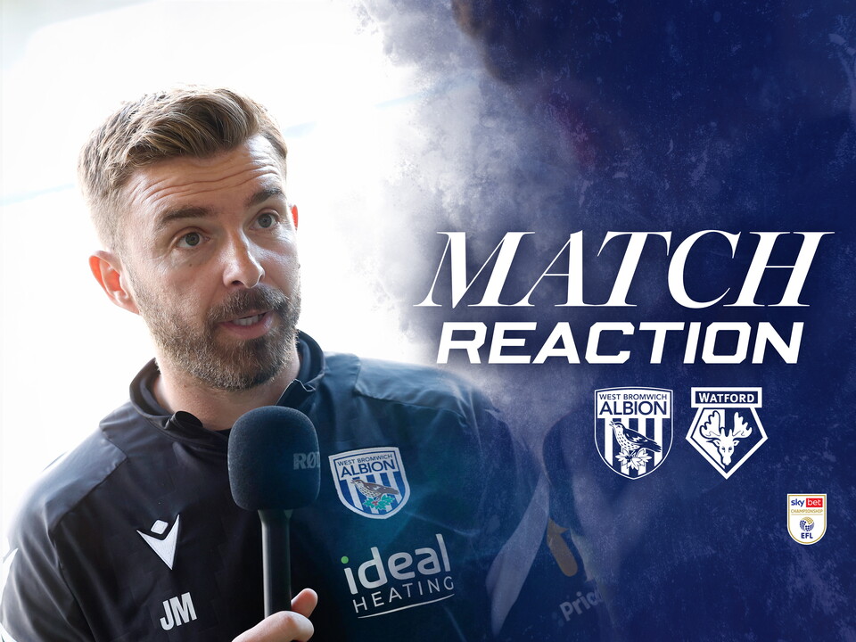 James Morrison is interviewed after Albion's win against Watford