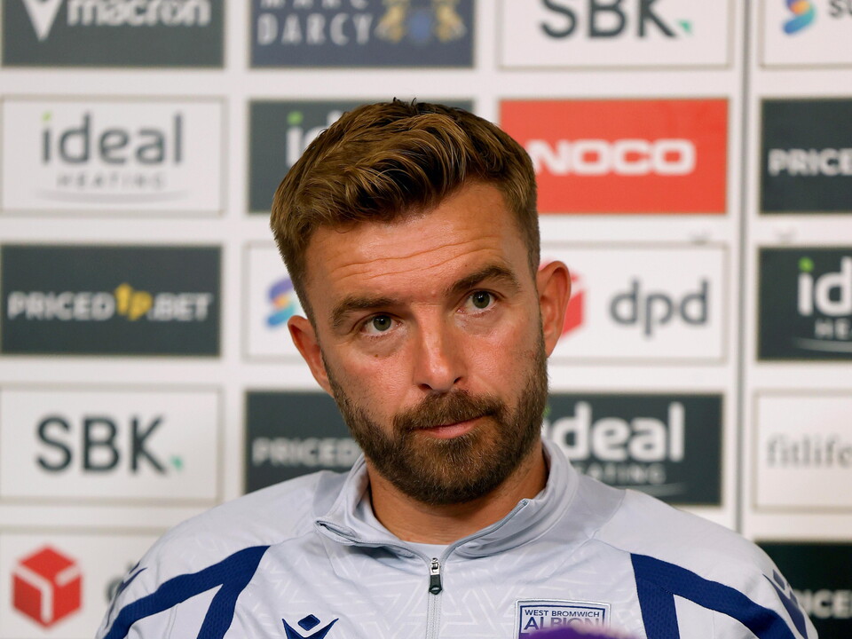 James Morrison conducts his pre-Watford press conference