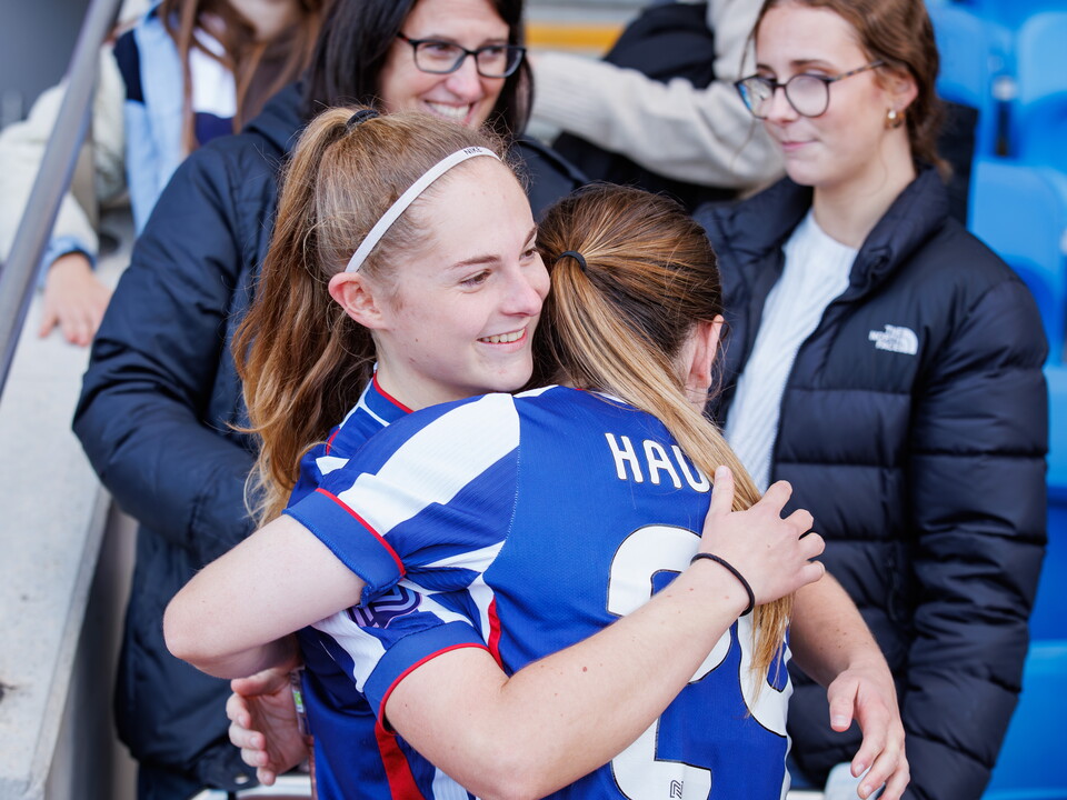 Jess Collyer and Ella Haughey.