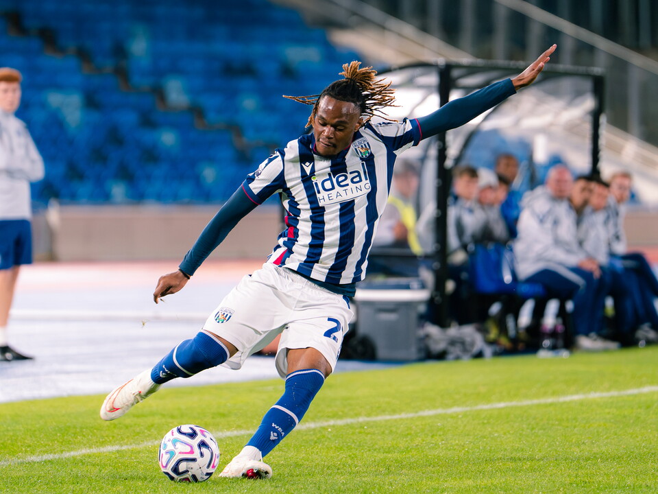 A photo of Albion U21 attacker Nathan Dlamini