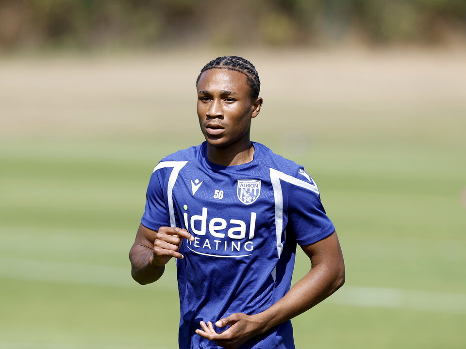Jaiden Francis-Caesar during a training session