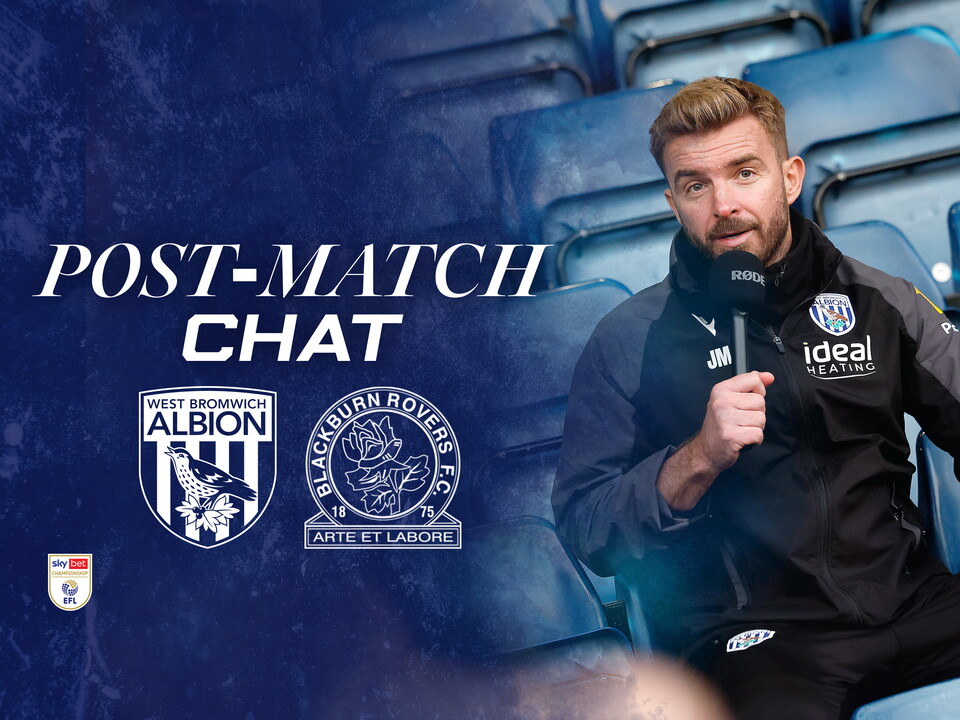James Morrison is interviewed in the stand at The Hawthorns