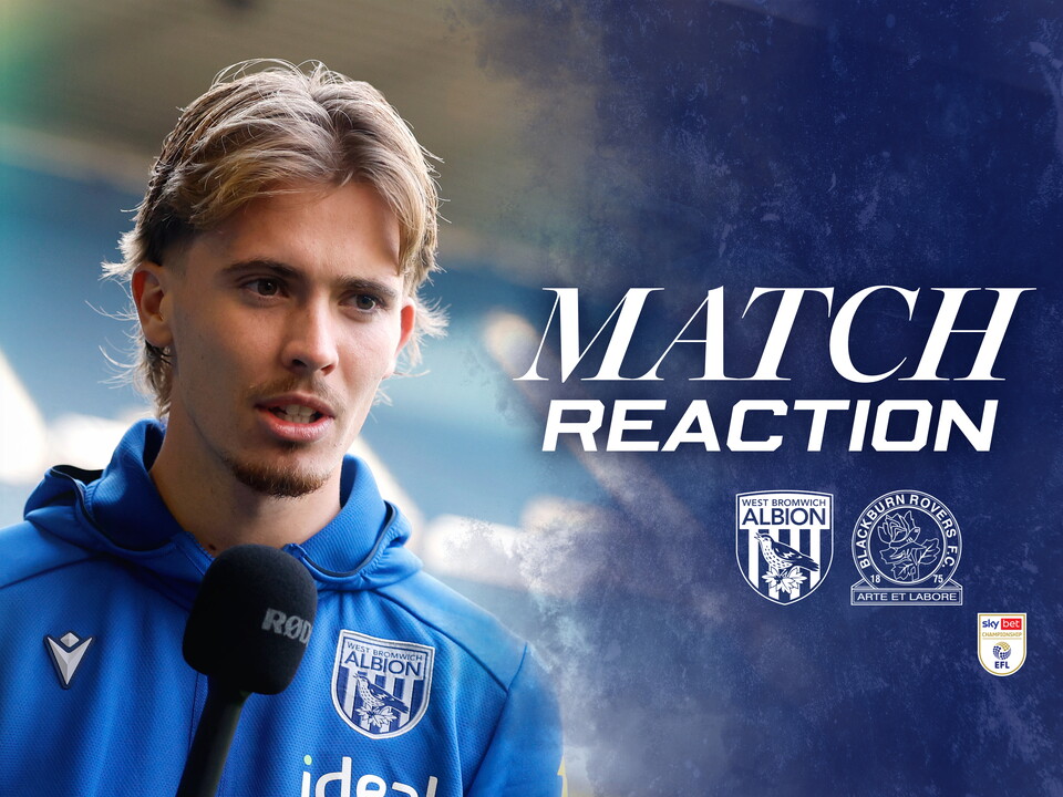 Isaac Price is interviewed after the win over Blackburn 