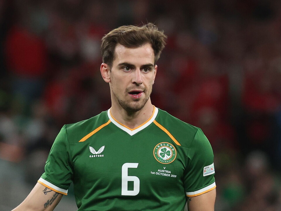 Jayson Molumby in action for Ireland against Austria 