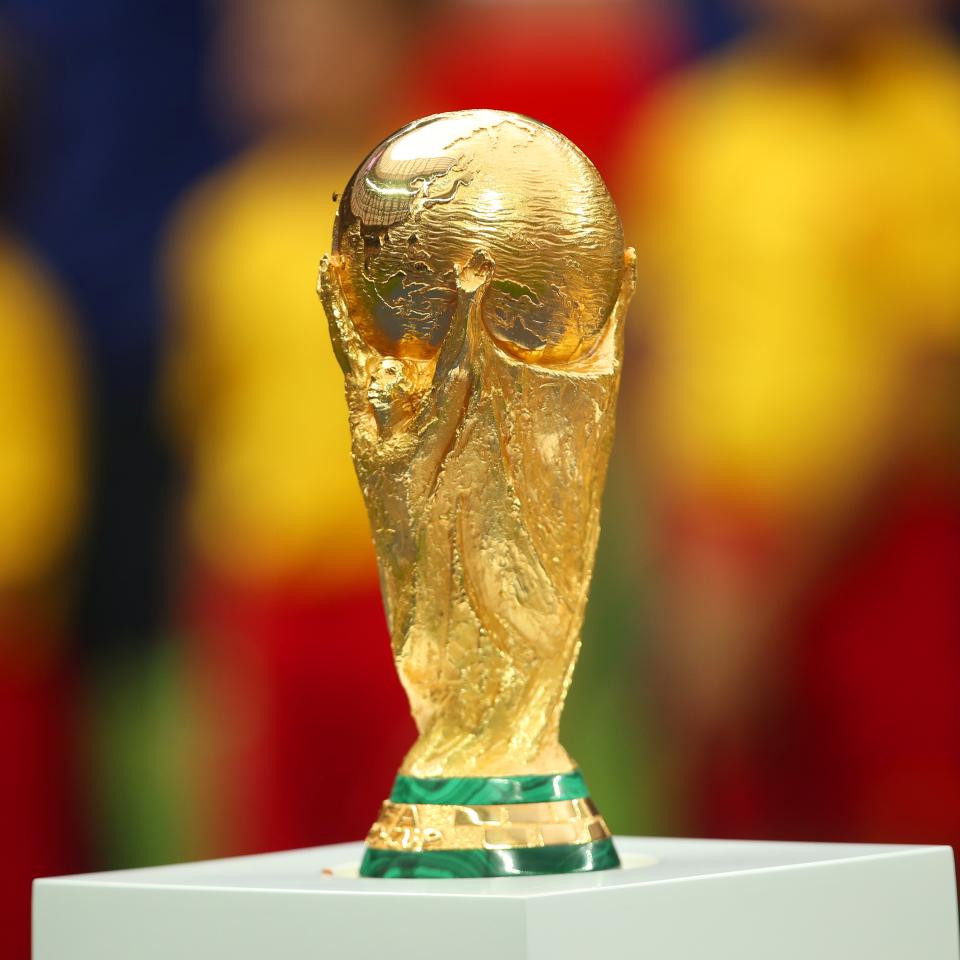 The FIFA World Cup trophy
