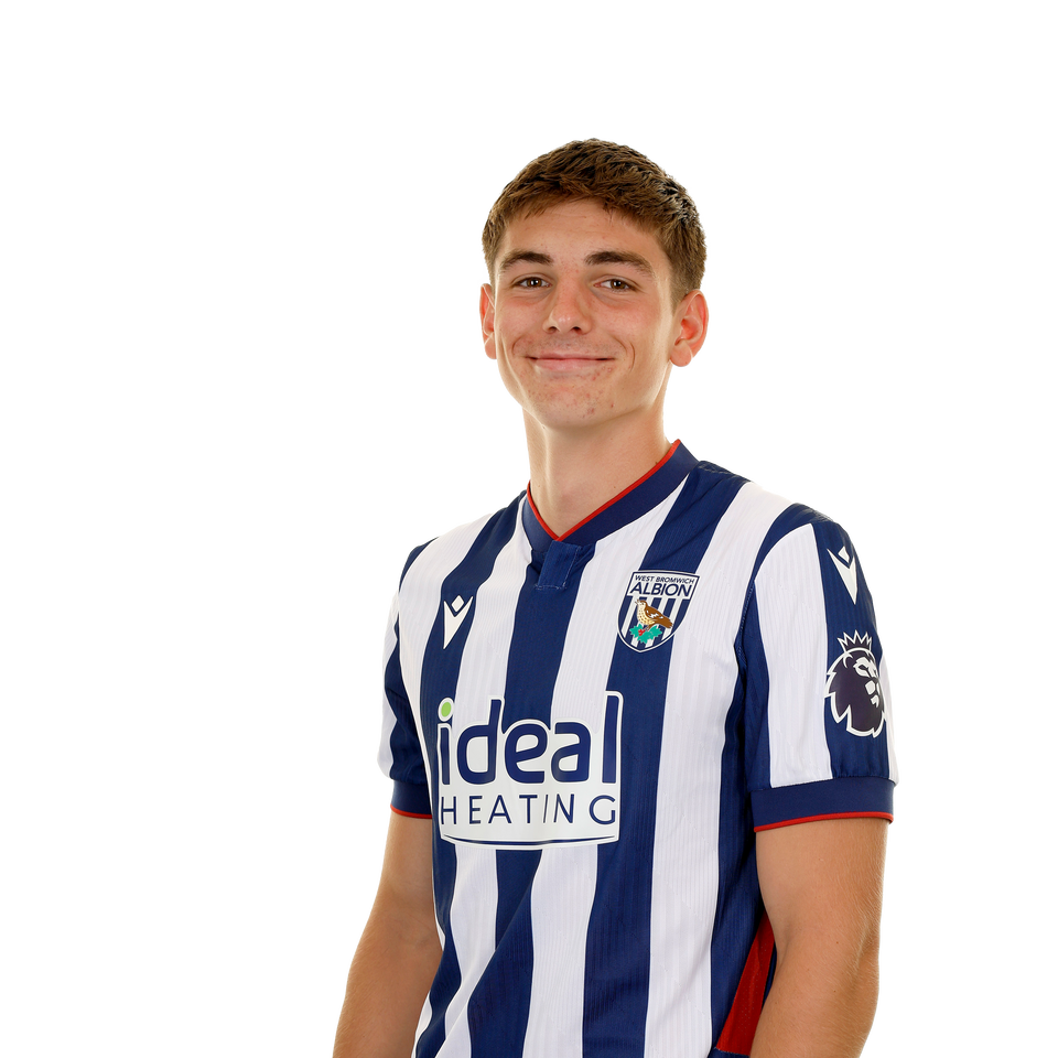 A 2026/27 of Albion U21 midfielder Charlie Blackshields