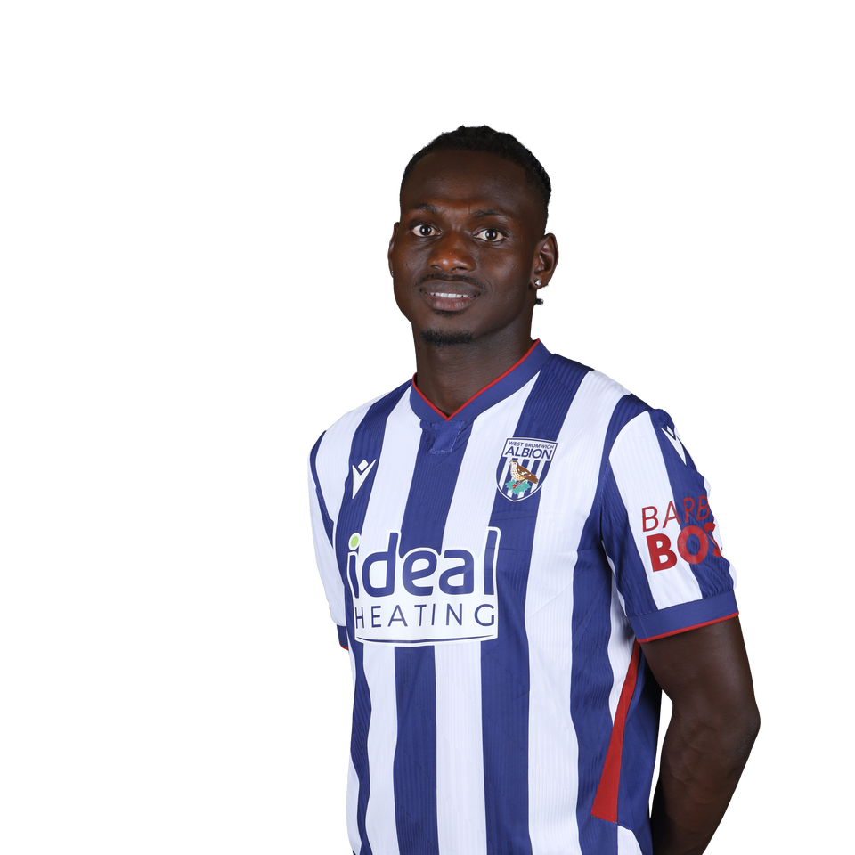 A 2026/27 headshot of Ousmane Diakité in the home kit