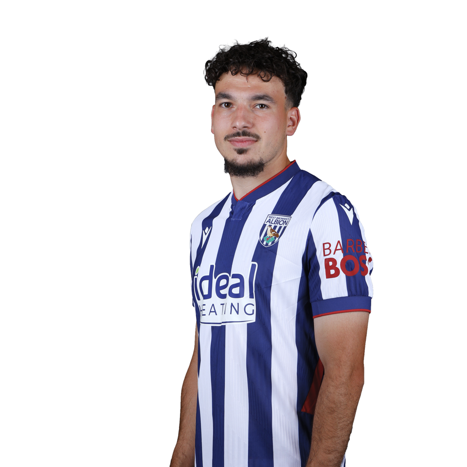 A 2026/27 headshot of Nolan Galves in the home kit