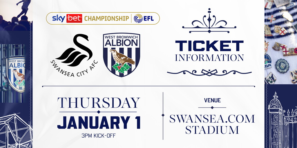 Ticket details | Swansea City at the Swansea.com Stadium | West Bromwich ...