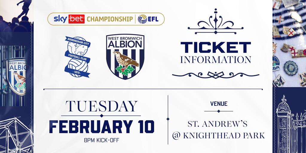 Ticket details | Birmingham City at St. Andrew’s @ Knighthead Park | West ...