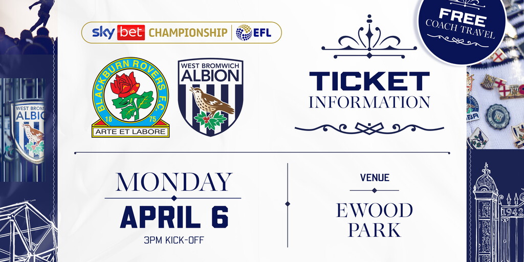 Ticketinformationen | Blackburn Rovers im Ewood Park | West Bromwich ...